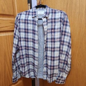 Rag Bone New York Plaid Button Down Shirt Classic Fit Women's Size S